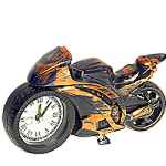 Hodiny s budíkom cestná motorka